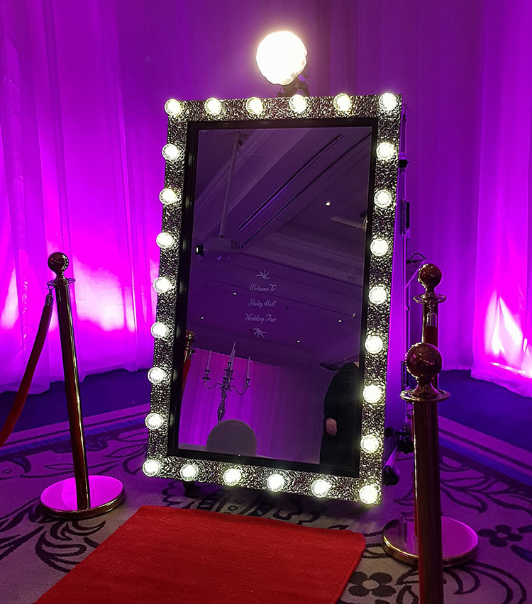 Hollywood style magic mirror
